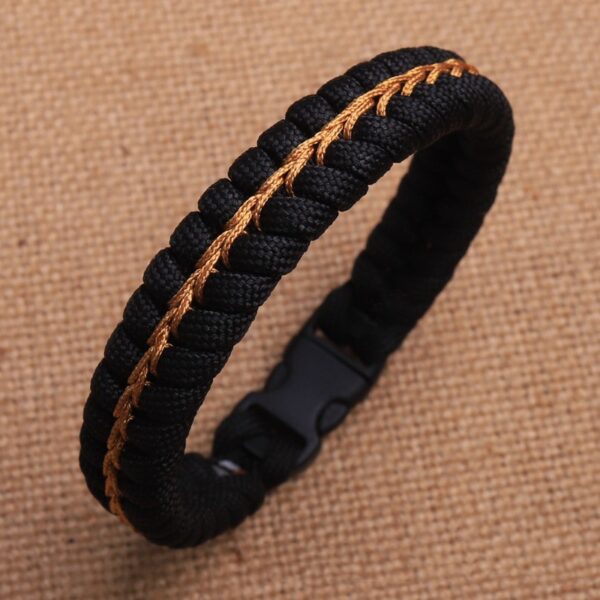 Handwoven Outdoor Sports Bracelet For Men - Image 4