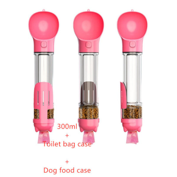 Pet Water Bottle Feeder Bowl Garbage Bag Storage Portable Pet Outdoor Travel 3 In 1 Dog Water Bottle (Copy) - Image 10