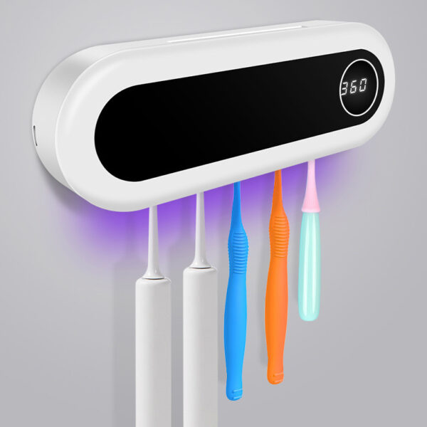 Wall Mounted Toothbrush Holder Smart Toothbrush UV Sterilizer Holder Toothpaste Dispenser Squeezer For Bathroom Accessories - Image 10